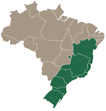 estados onde minha experiência técnica é comprovada